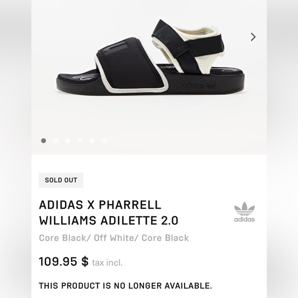 Adidas Pharrell Williams Sandals - Picture 5 of 9